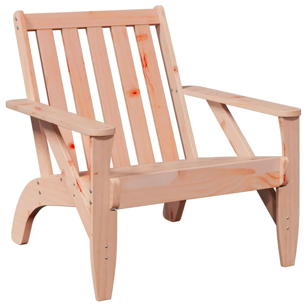 Chaise de jardin adirondack 75x77x77 cm bois massif de douglas