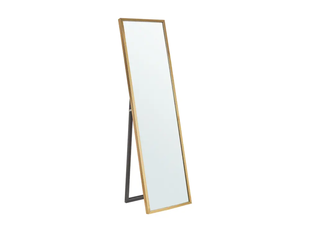 Miroir sur pied 40 x 140 cm doré TORCY