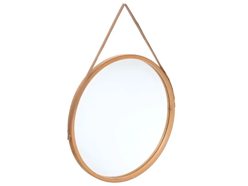 Miroir mural en Bambou D 38 cm