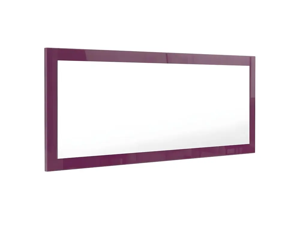 Miroir prune haute brillance 139 x 55 cm