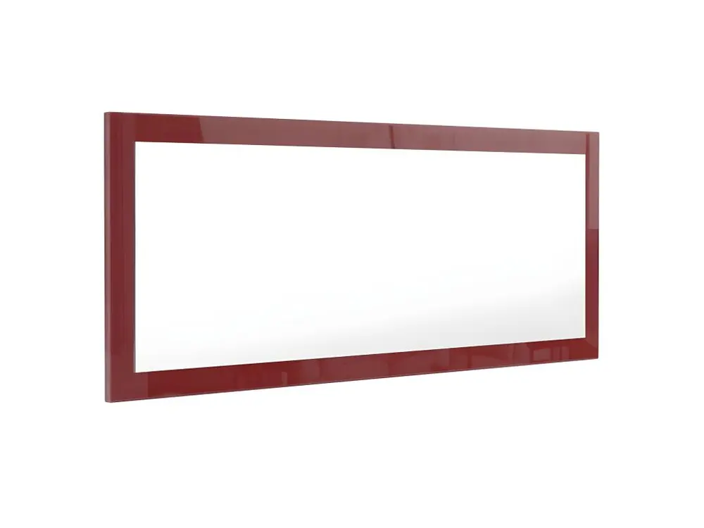 Miroir bordeaux haute brillance 139 x 55 cm