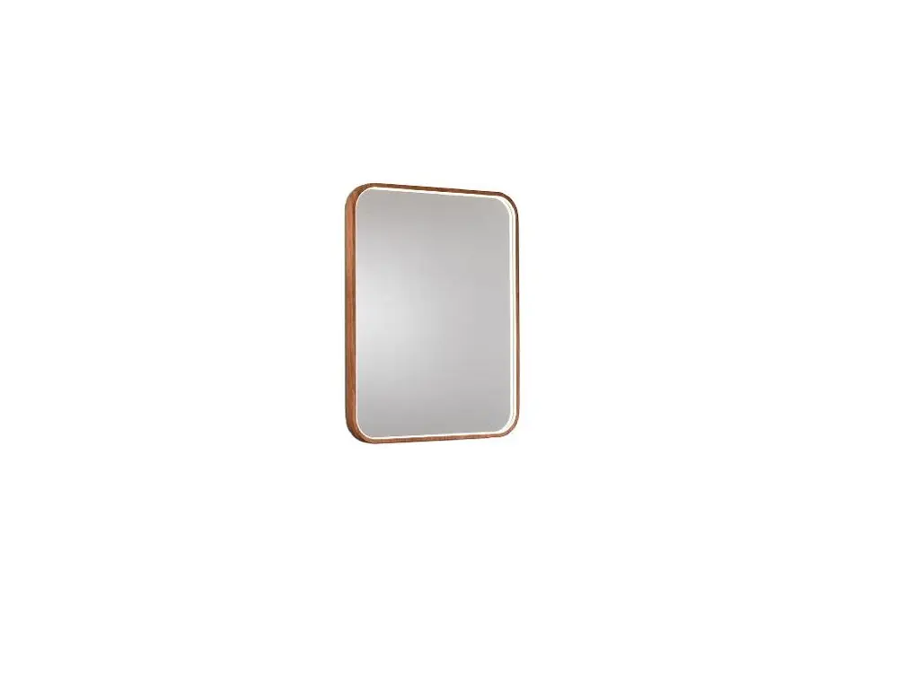 Miroir Mur Ohm - Gris, Marron, Blanc