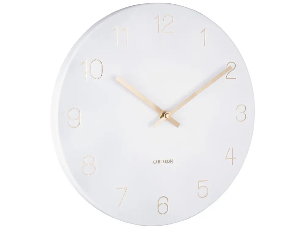 Horloge Charm petite Blanc Present Time