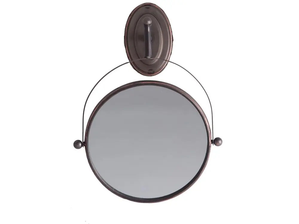 Miroir en fer en argent35x12x50 cm