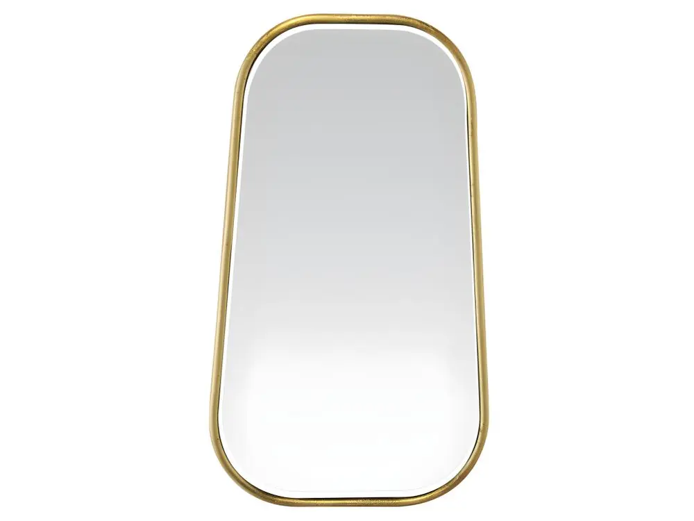 Jully - Miroir en métal 30x52 cm - Couleur - Or