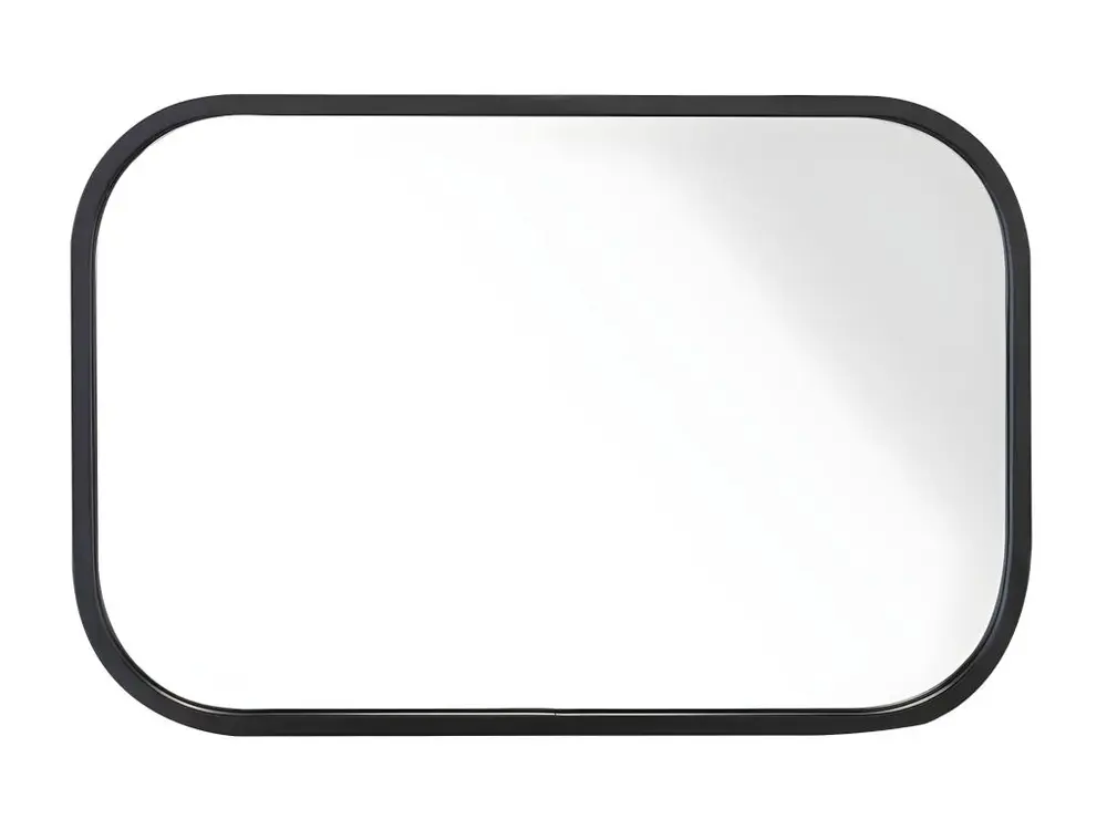 Axel - Miroir rectangulaire industriel 40x60 - Couleur - Noir