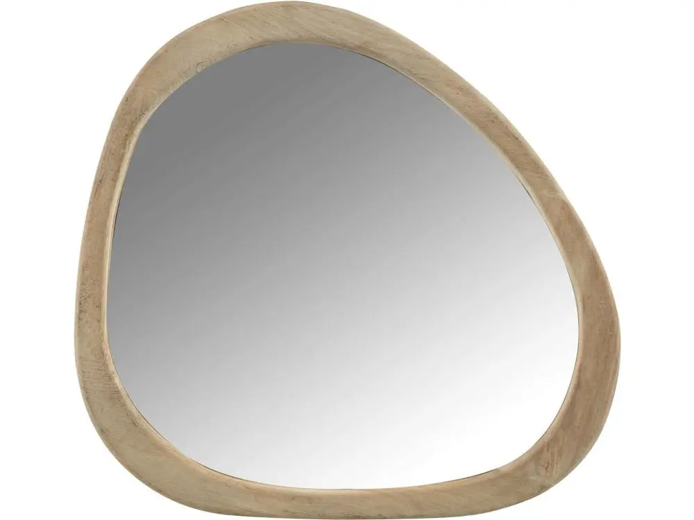 Miroir irregulier bois de manguier small kavula