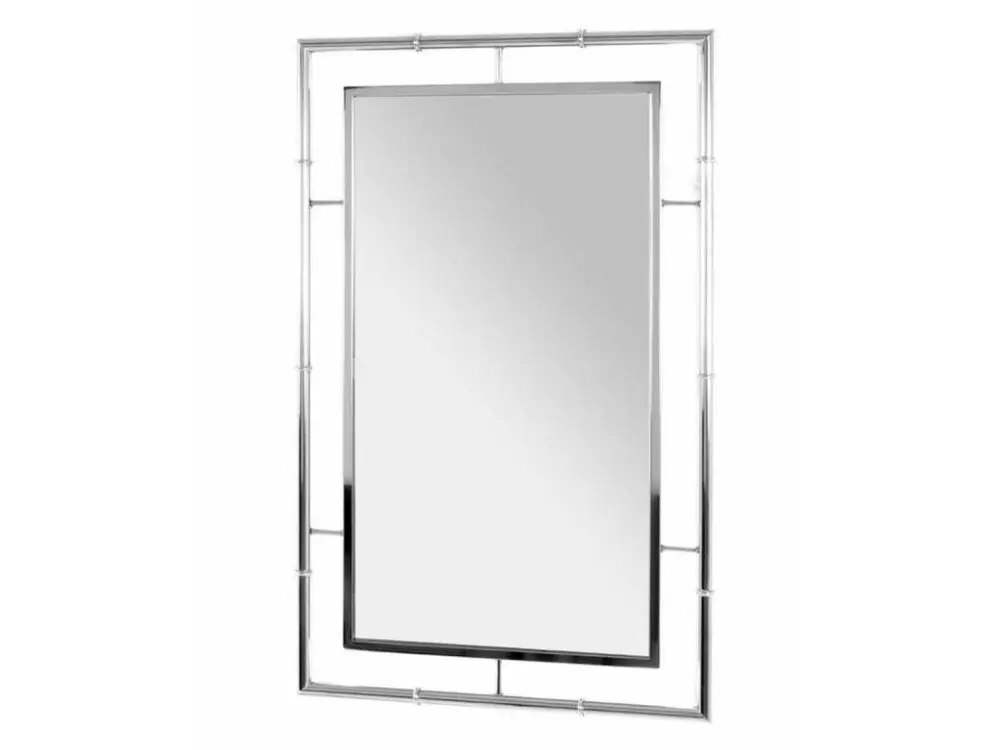 Miroir Mural Design "Cléo" 80cm Argent