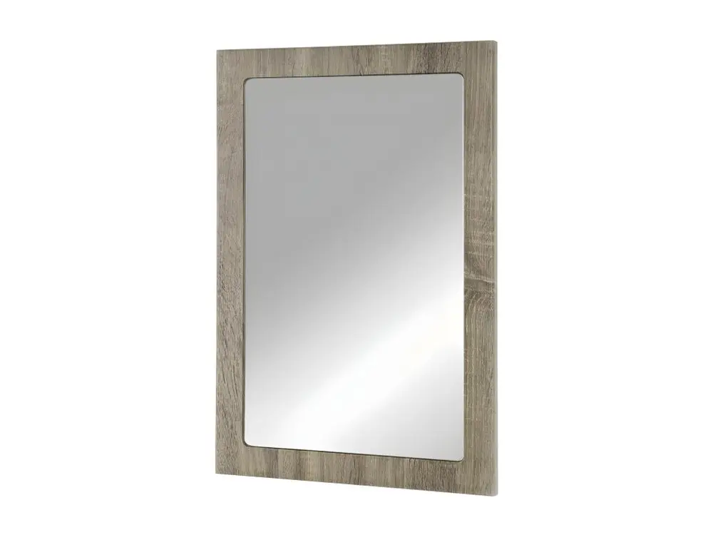 Miroir Mural Design "Solide" 60cm Naturel