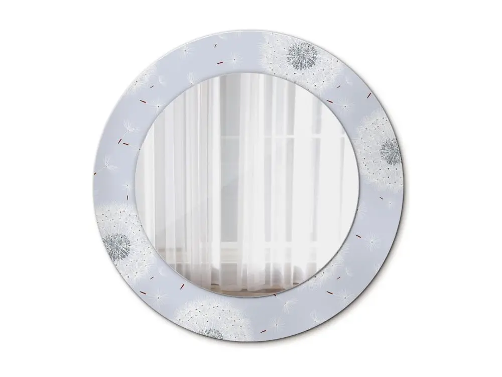 Miroir rond décoratif - Pissenlits - 50 cm