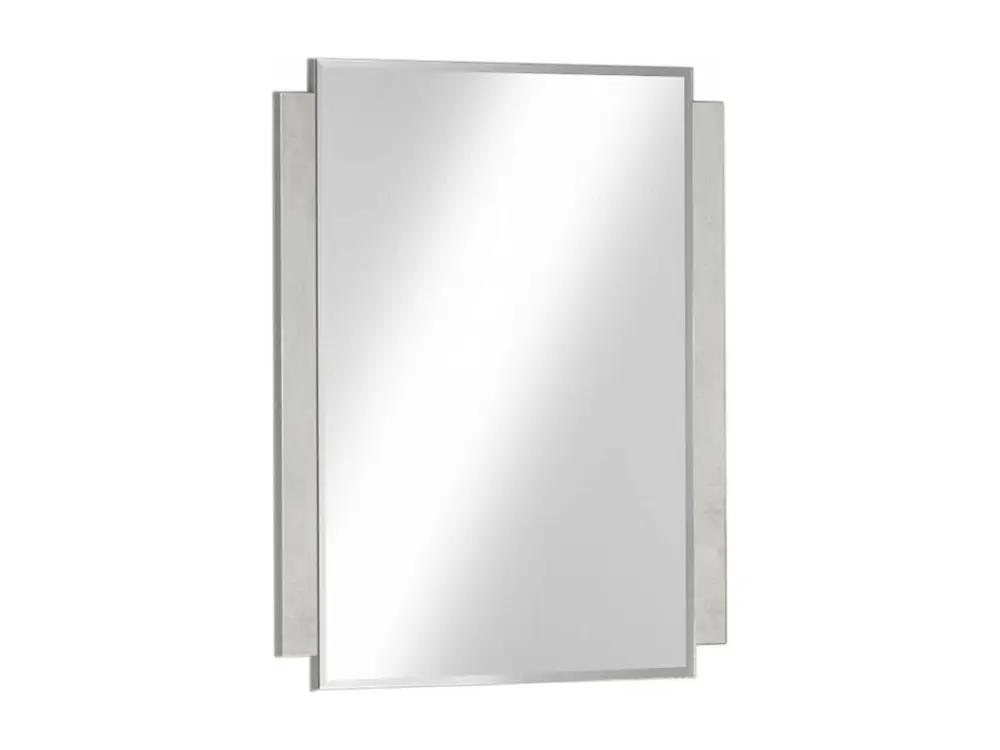 TERESA - Miroir 82x90cm pour Commode Aspect Béton Ciré