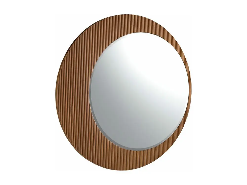 Miroir mural rond noyer 3262 ANGEL CERDA