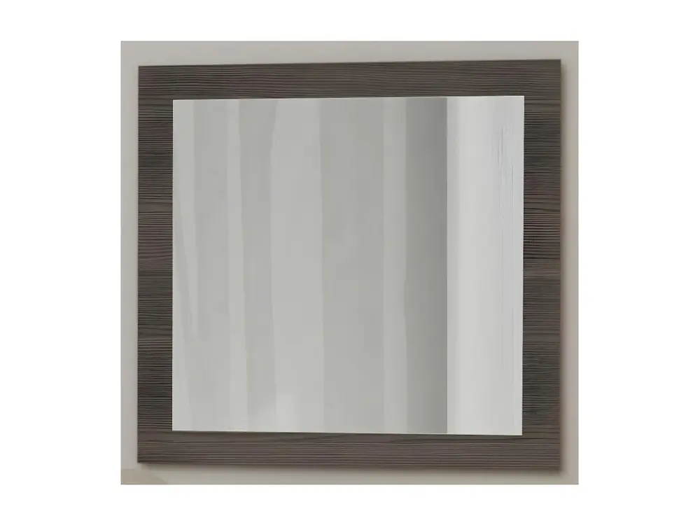 Lot de 3 miroirs design 60x60 collection AUGUSTO. Coloris chêne gris.