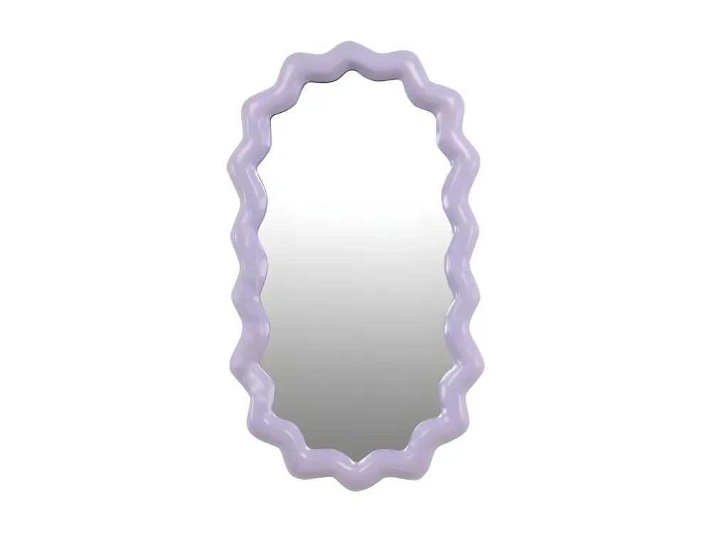 Viena - Miroir ovale 20x35cm - Couleur - Lilas