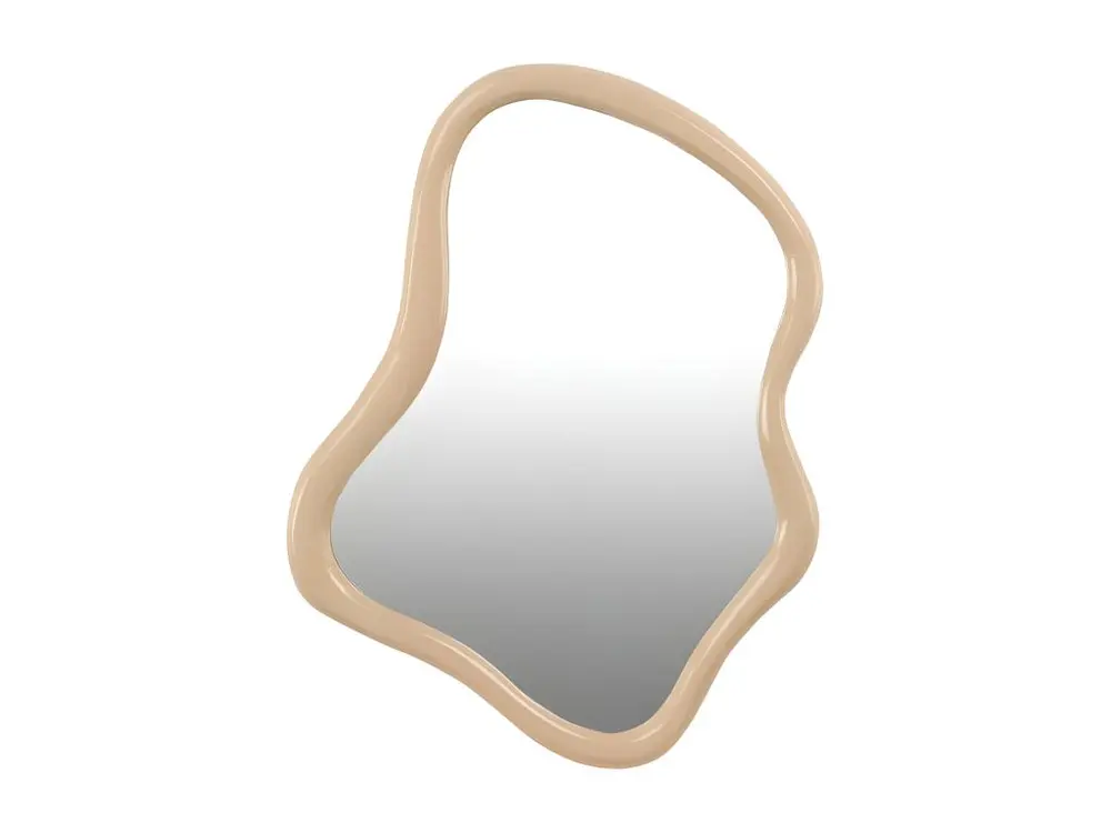 Tarente - Miroir de forme organique 54x40cm - Couleur - Beige