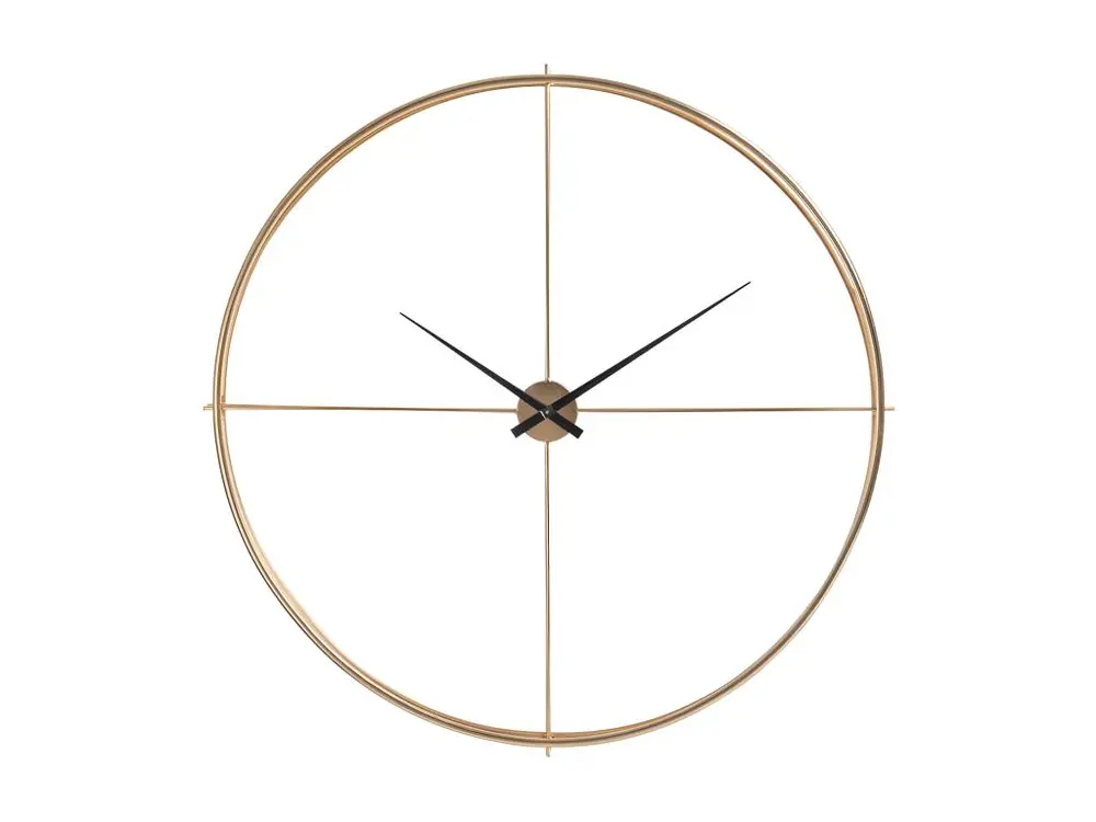 Horloge ronde taille M Métal or - FANTINE