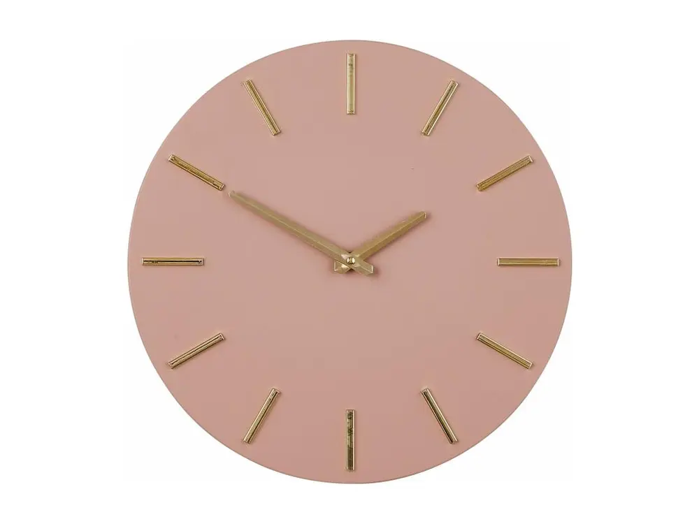 Horloge murale en aluminium - Ø35.5 - Rose - BRIXEN