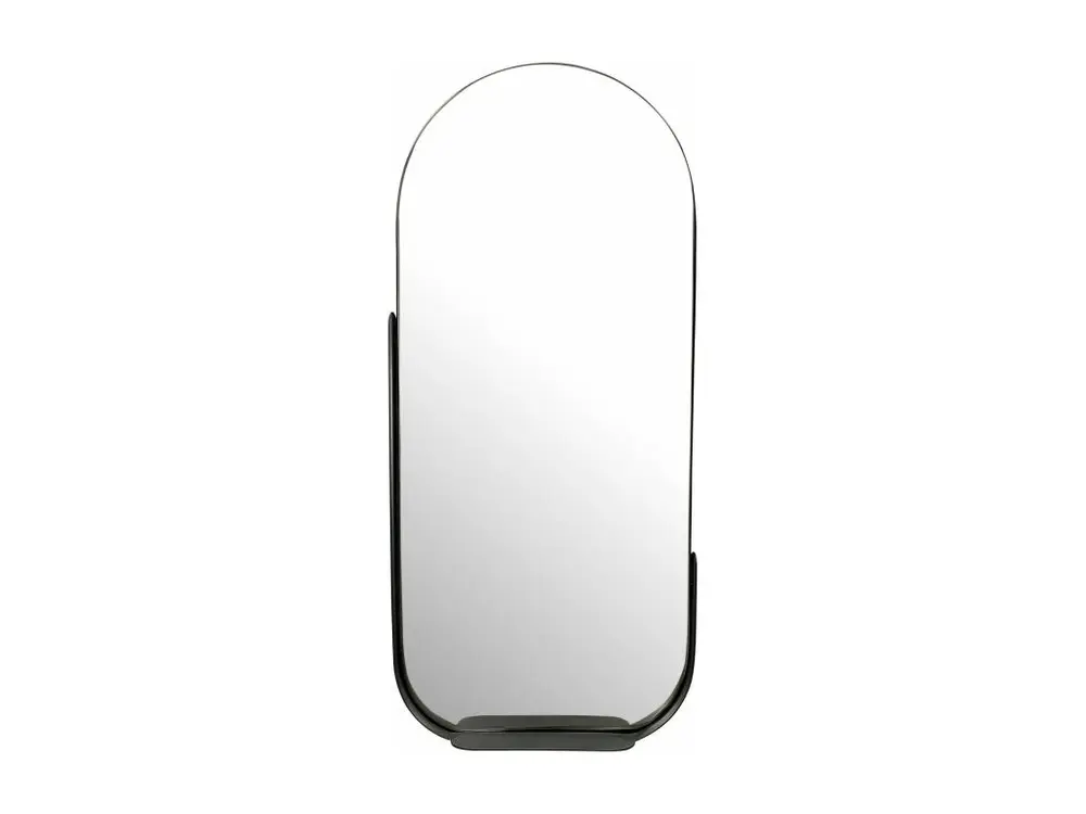 Miroir Murale Métal 51x114 cm Miroir Mur Couloir Grand Moderne Ovale