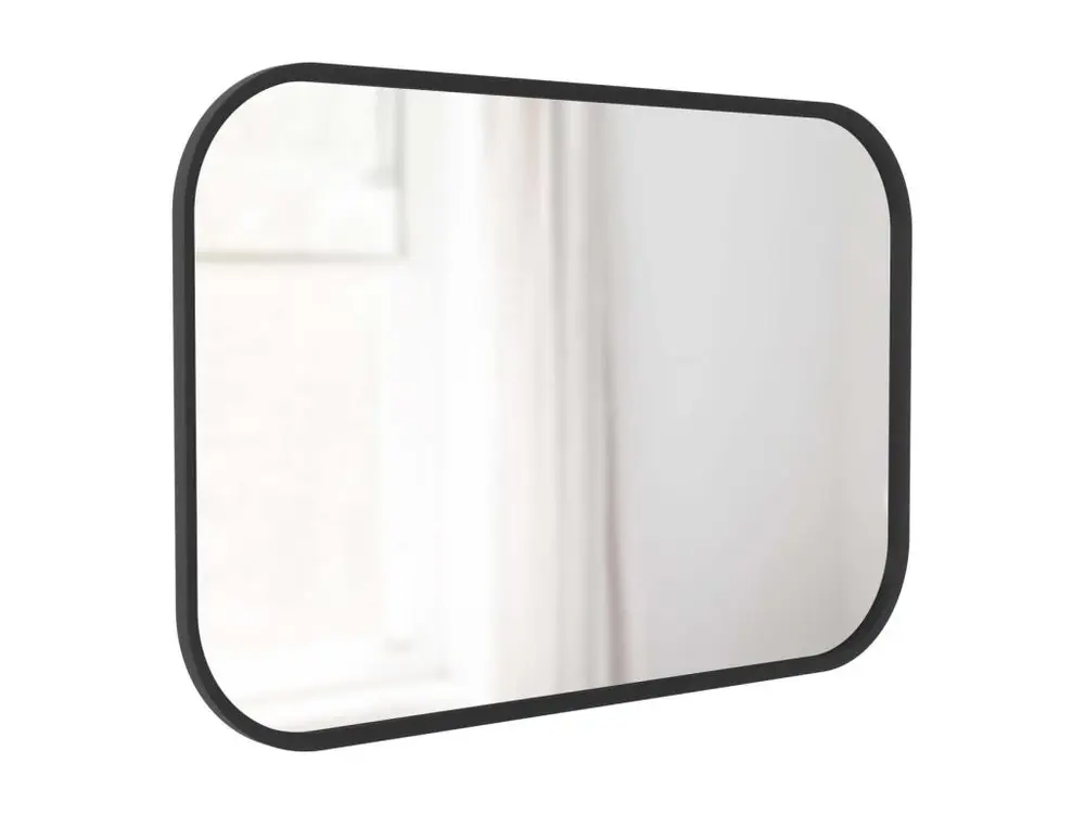 Miroir rectangulaire rebord caoutchouc 61 x 91 cm Hub