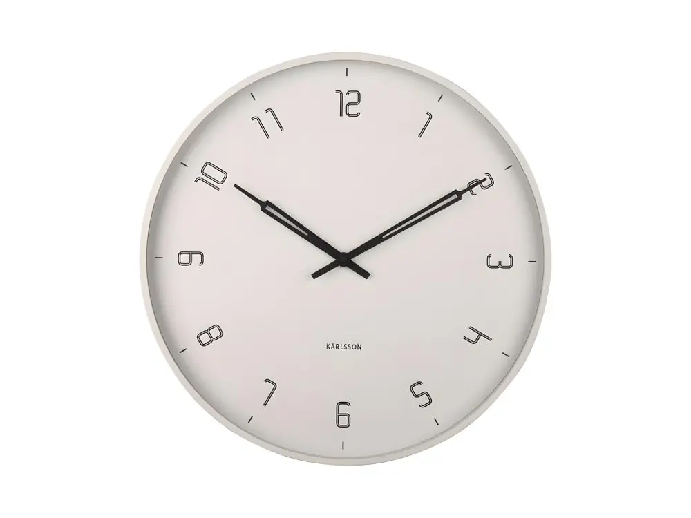 Horloge Stark D40cm Gris Present Time