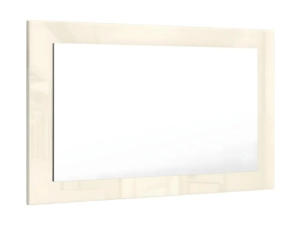 Miroir crème brillant (HxLxP): 45 x 89 x 2