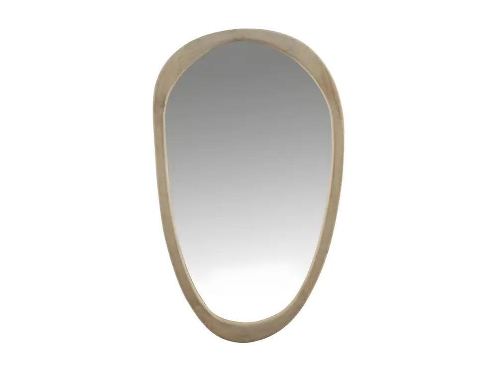 Miroir Mural en Bois "Iregular" 83cm Naturel