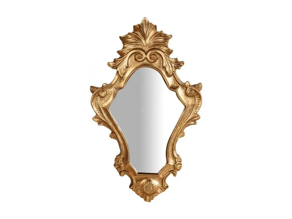 Miroir d'entrée baroque encadré 40x25 cm Made in Italy