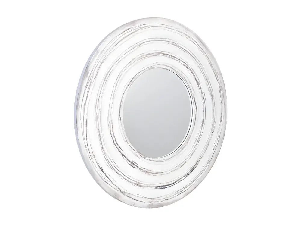 Miroir en relief blanc 80x2h