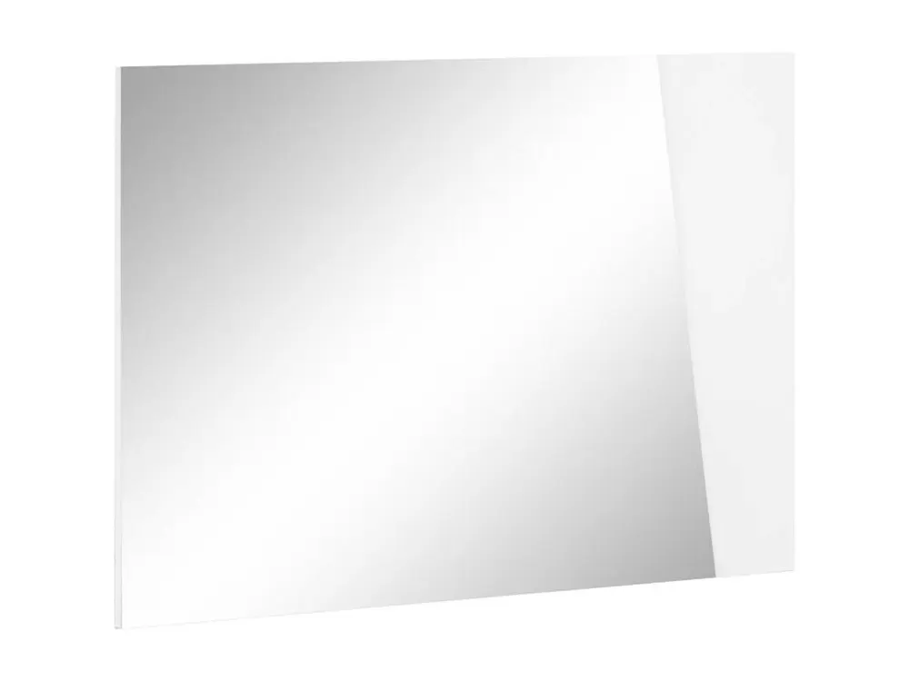 Miroir Dabadal, Miroir de salle de bain, 100% Made in Italy, 80x2h60 cm, Blanc brillant