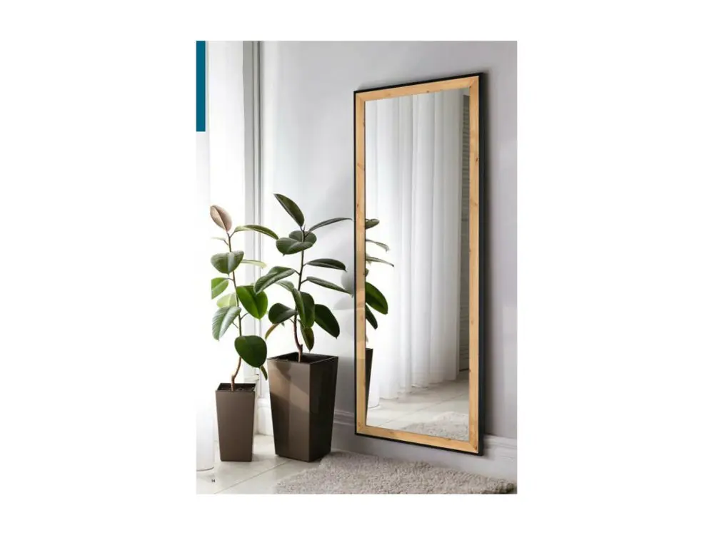 Miroir Bianka rectangulaire en cadre bois