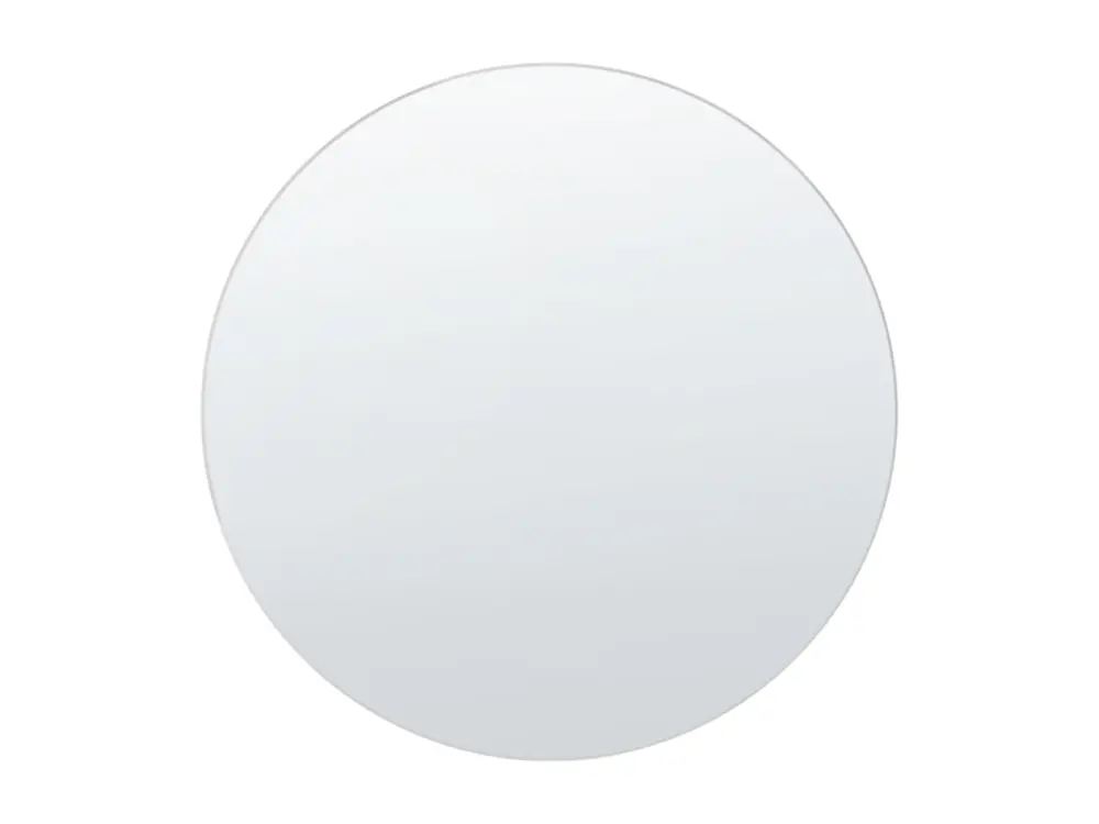 Miroir mural rond ø 50 cm argenté AGEN