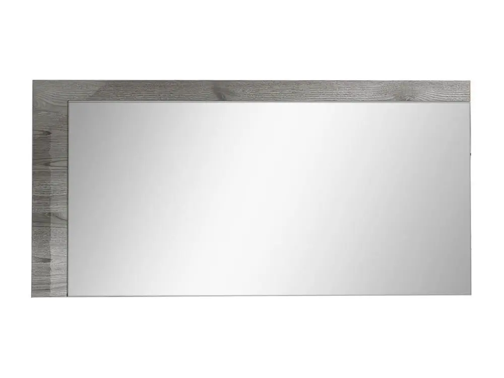 NAKTAM - Miroir Longueur 150cm Aspect Chêne Gris Laqué