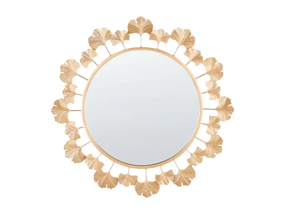 Miroir mural rond doré ø 60 cm CODOLET