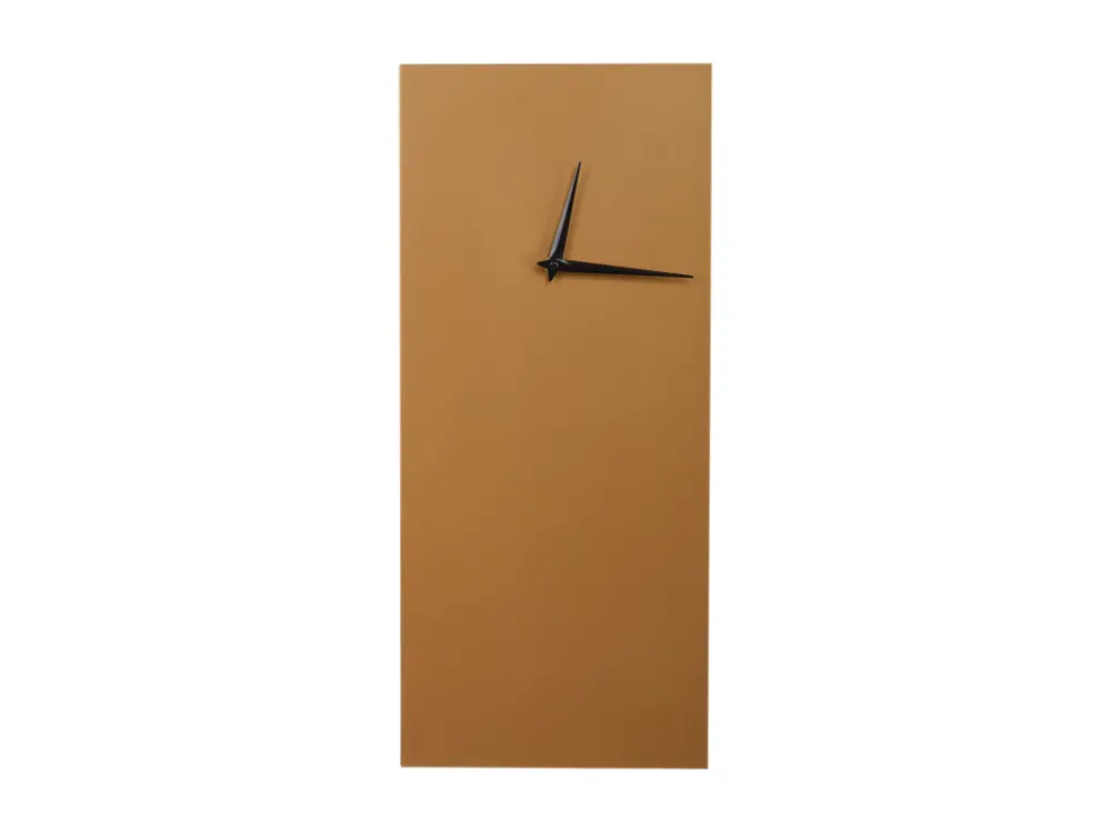 Horloge murale 22 x 50 cm dorée POMBAL