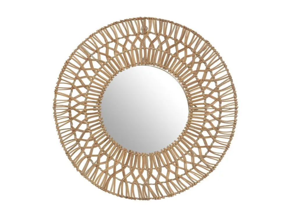 Miroir mural en Rotin D 58 cm