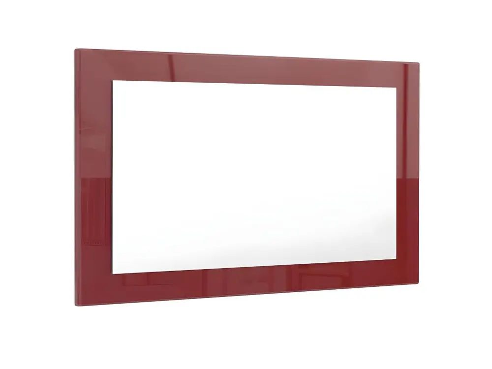 Miroir haute brillance bordeaux 89 x 45 cm