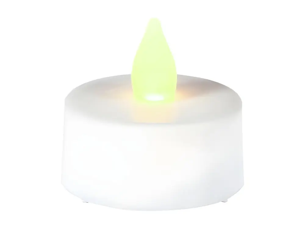 Lot de 16 Bougies "Led" 4cm Blanc