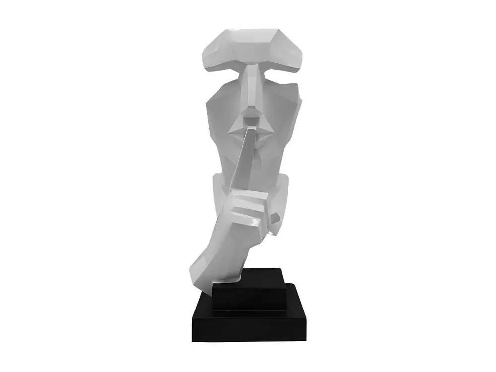 Statue Design Mr Chut Blanc Collection INITIAL