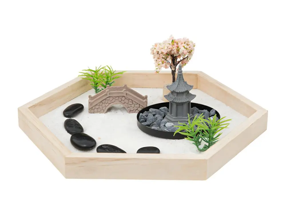 Jardin Zen Déco "Lila" 24cm Beige