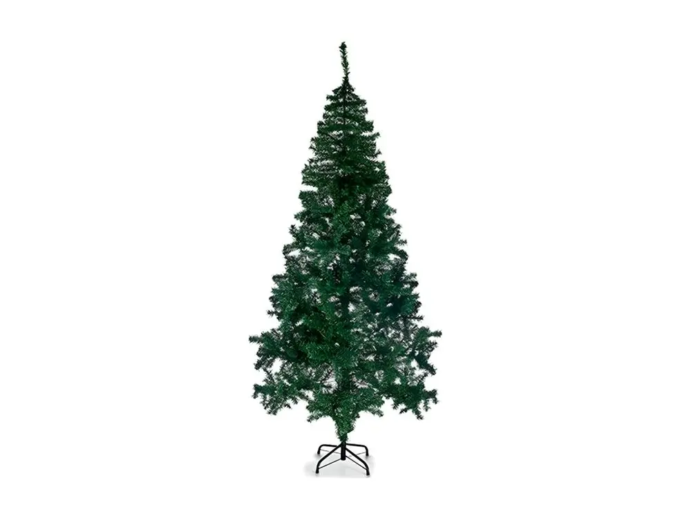 Sapin de Noël Métal Vert Plastique (Ø 110 x 210 cm)