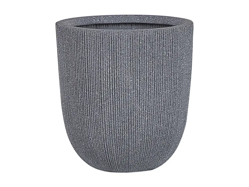 Cache-pot rond gris 31 x 31 x 33 cm CHIOS