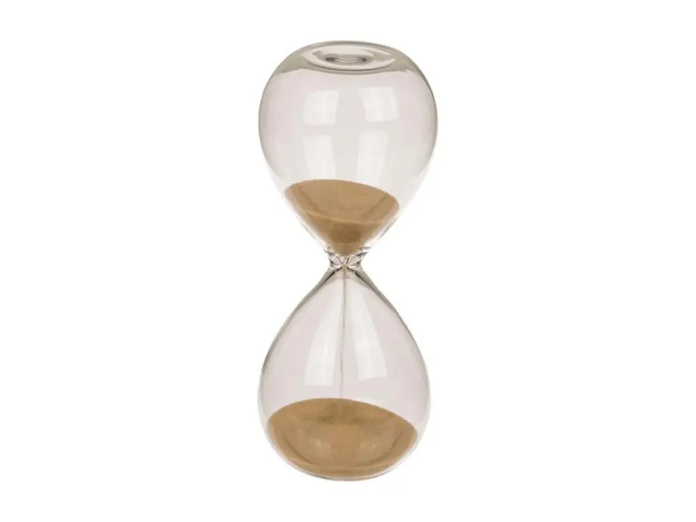 Sablier de cuisine 5 minutes - Sable beige