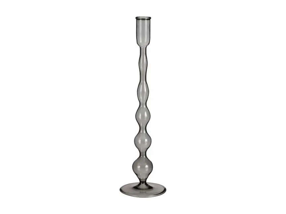 Chandelier en verre - 33 x Ø9 - Gris foncé - TRENT