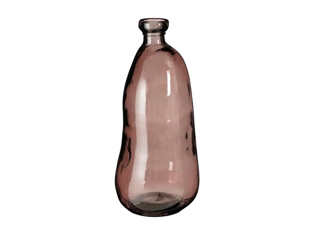 Bouteille decorative en verre recyclé - 51 x 22 - Marron foncé - PINTO