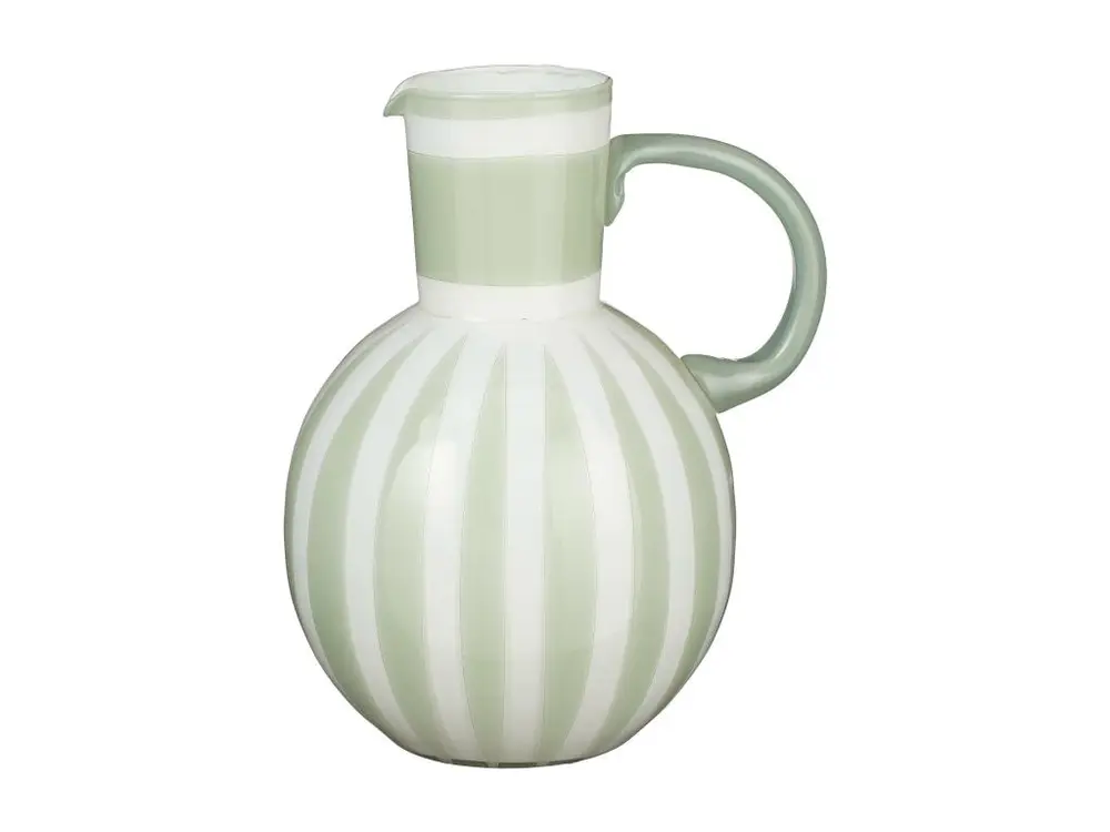 Vase en verre - 21 x Ø17.5 - Vert clair - BAZAAR