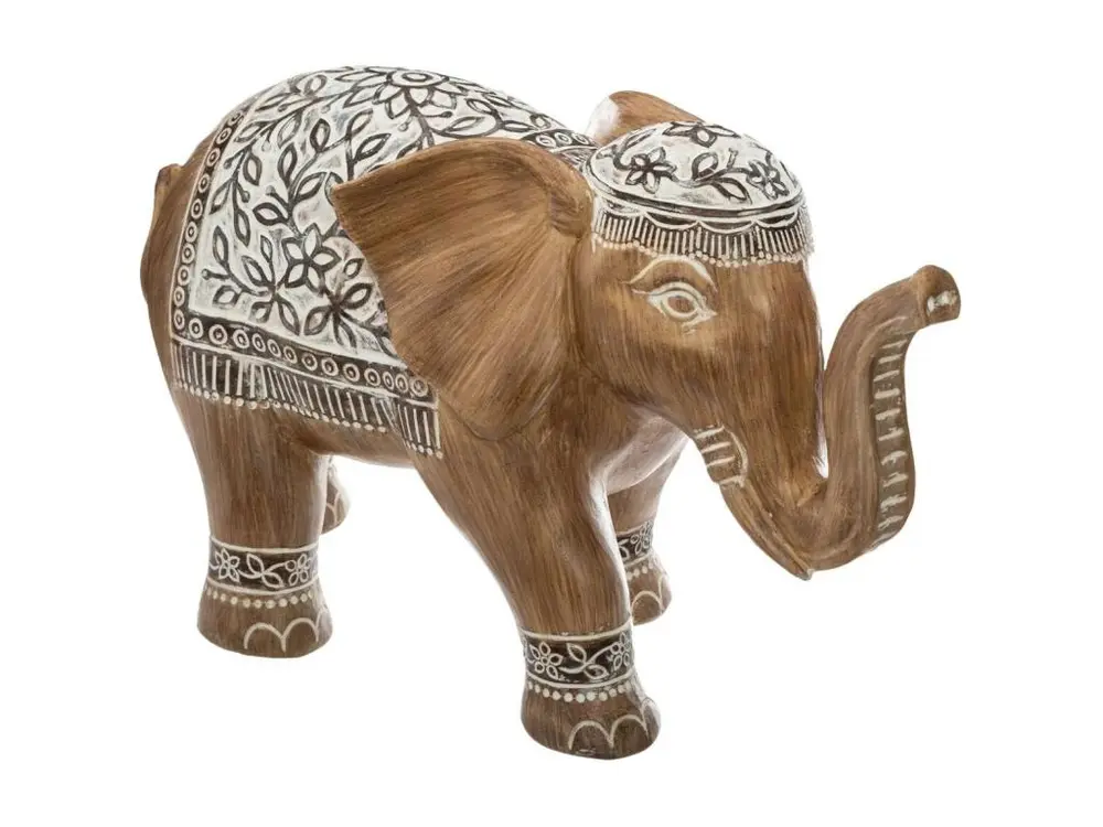 Éléphant décoratif en Résine L 39 cm