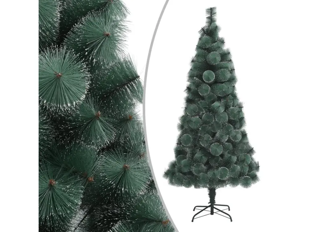 Sapin de Noël artificiel avec support Vert 180 cm PET