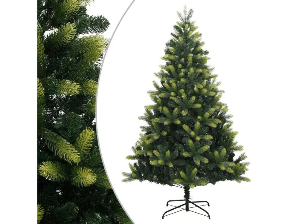 Sapin de Noël artificiel à charnières avec support 240 cm