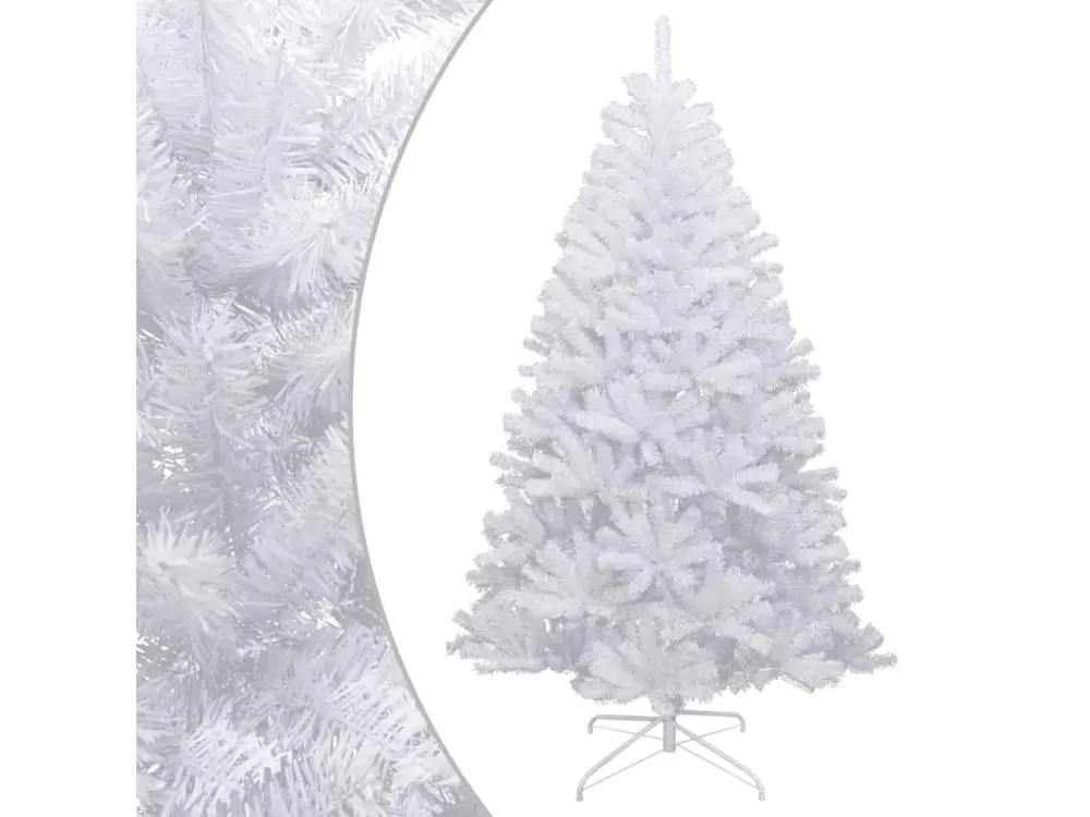 Sapin de Noël artificiel à charnières avec neige floquée 150 cm