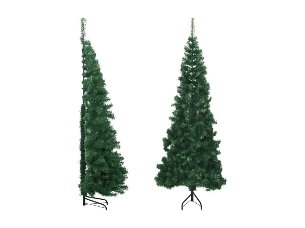 Sapin de Noël artificiel d'angle Vert 240 cm PVC